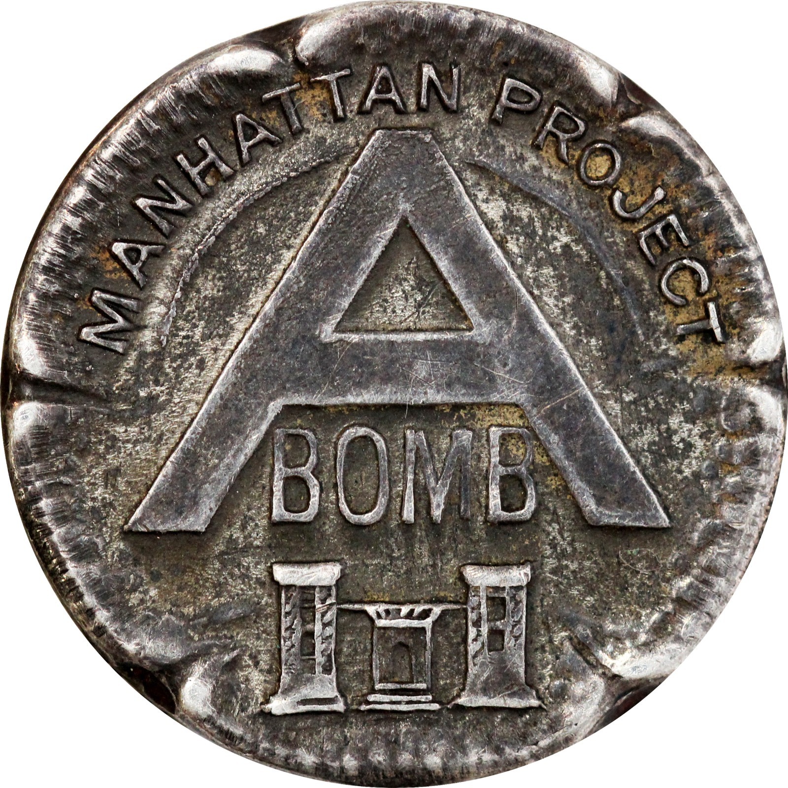 1945 United States Manhattan Project Silver Pin EXTREMELY RARE