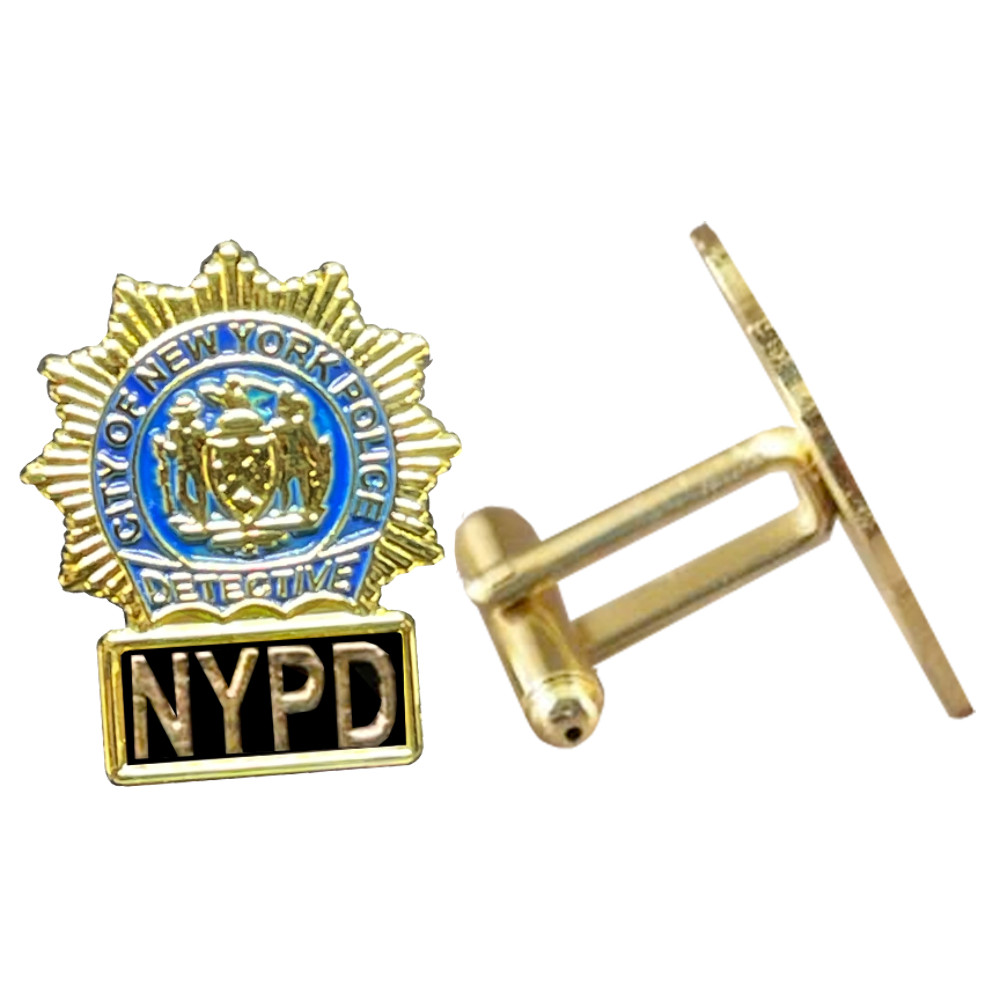 PBX-012-D NYPD Detective Cufflinks New York City Police