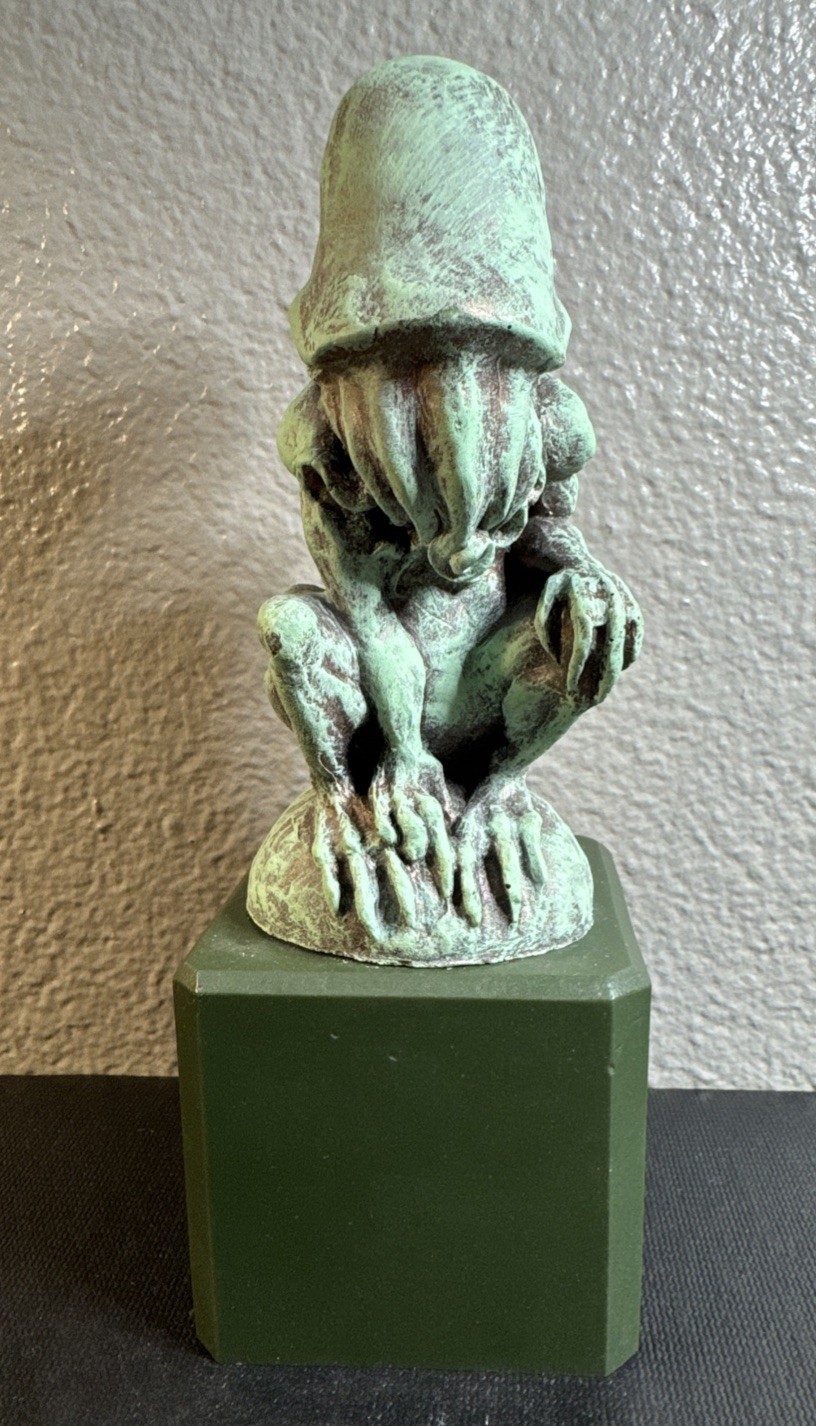 RARE CTHULHU IDOL STATUE 1995 Signed BOB MAURUS /# 387/750H.p.Lovecraft