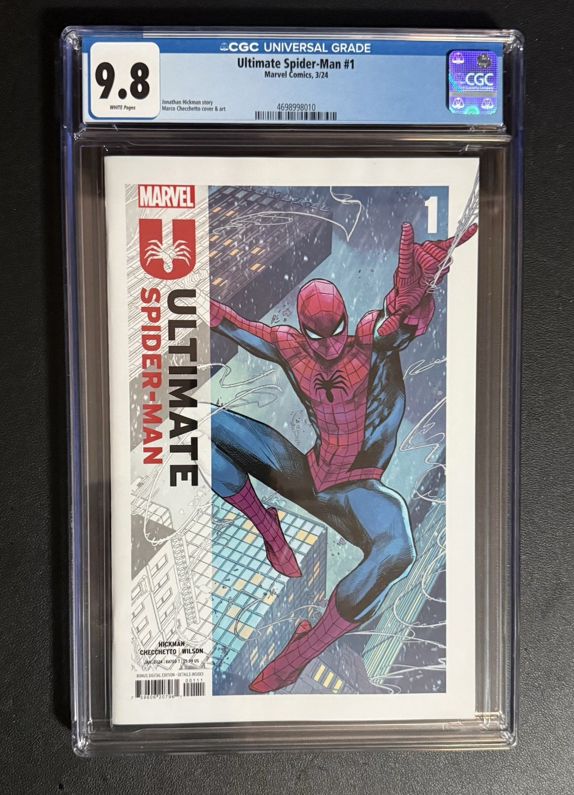 ULTIMATE SPIER MAN #1 CGC 9.8