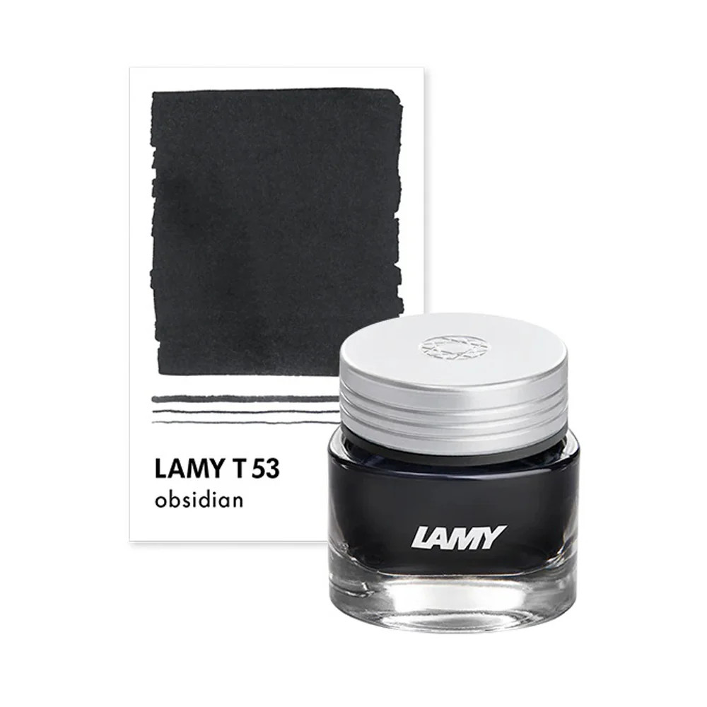 Lamy T53 Crystal Fountain Pen Ink, 30 ml, Obsidian Lamy T53 Crystal Fountain Pen Ink, 30 ml, Obsidian