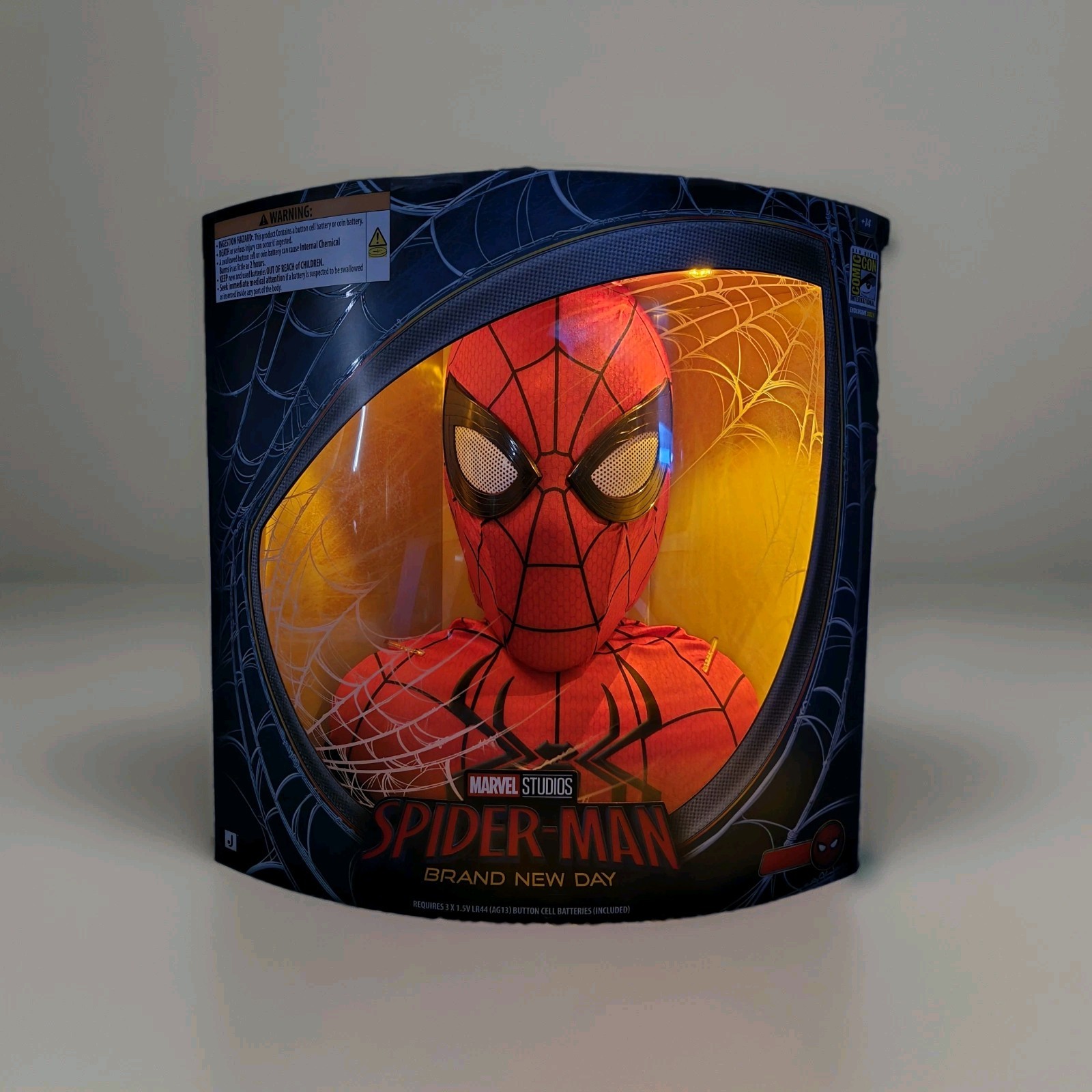 RARE #0/250 SDCC 2026 Display Spider-Man Brand New Day Jazwares Mask Costume Top