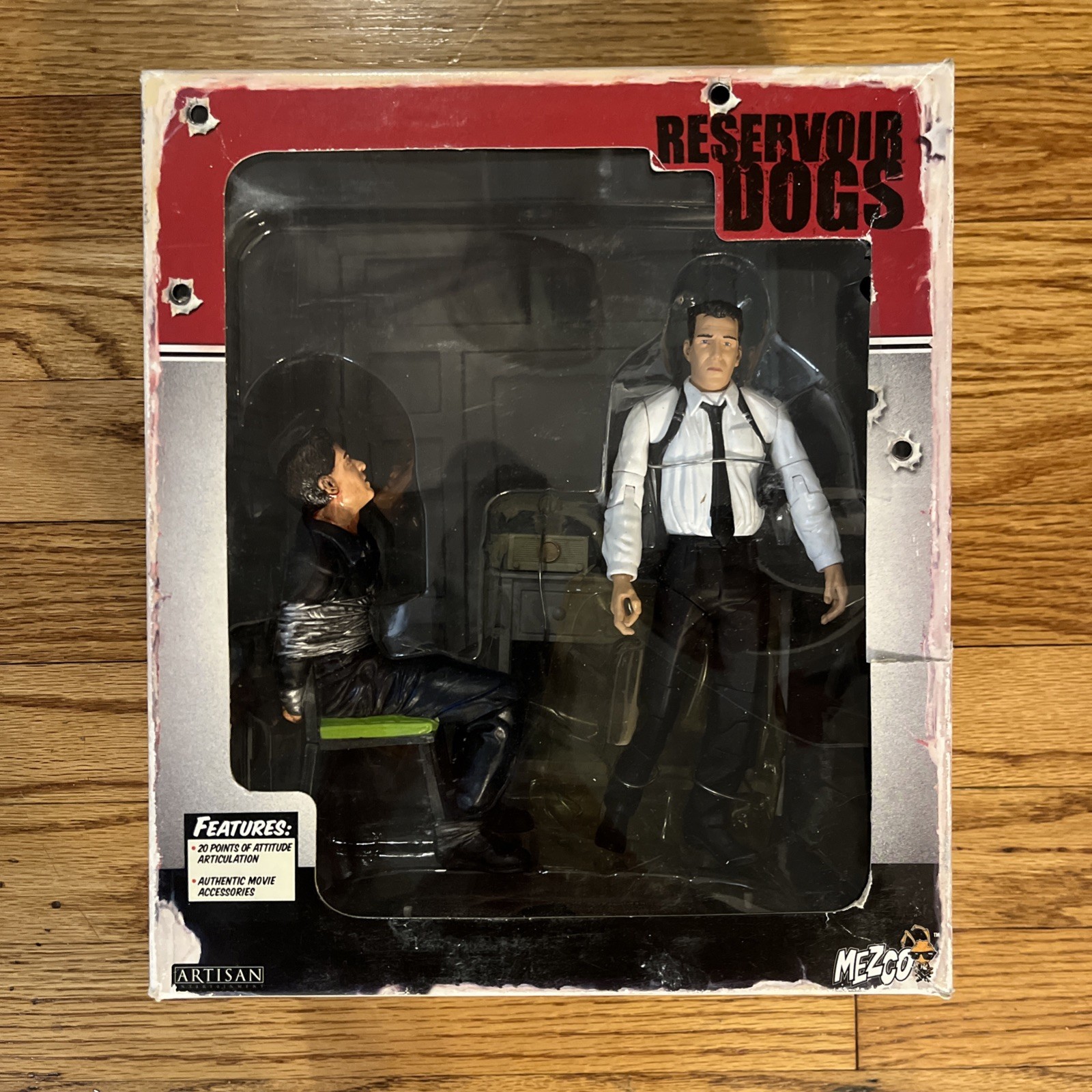 Reservoir Dogs Mezco 2001 Mr. Blonde Marvin Nash Stuck In The Middle Figure Set