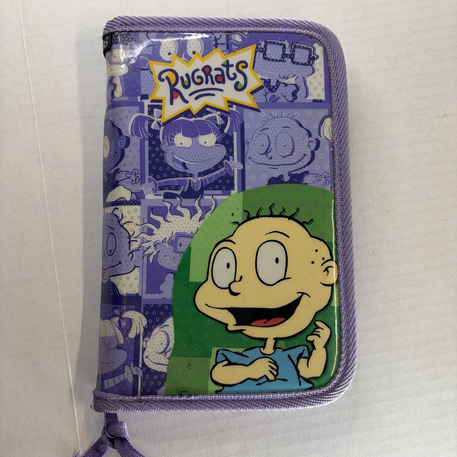 Vintage Rugrats Soft Pen Tab Pencil Zipper Pouch