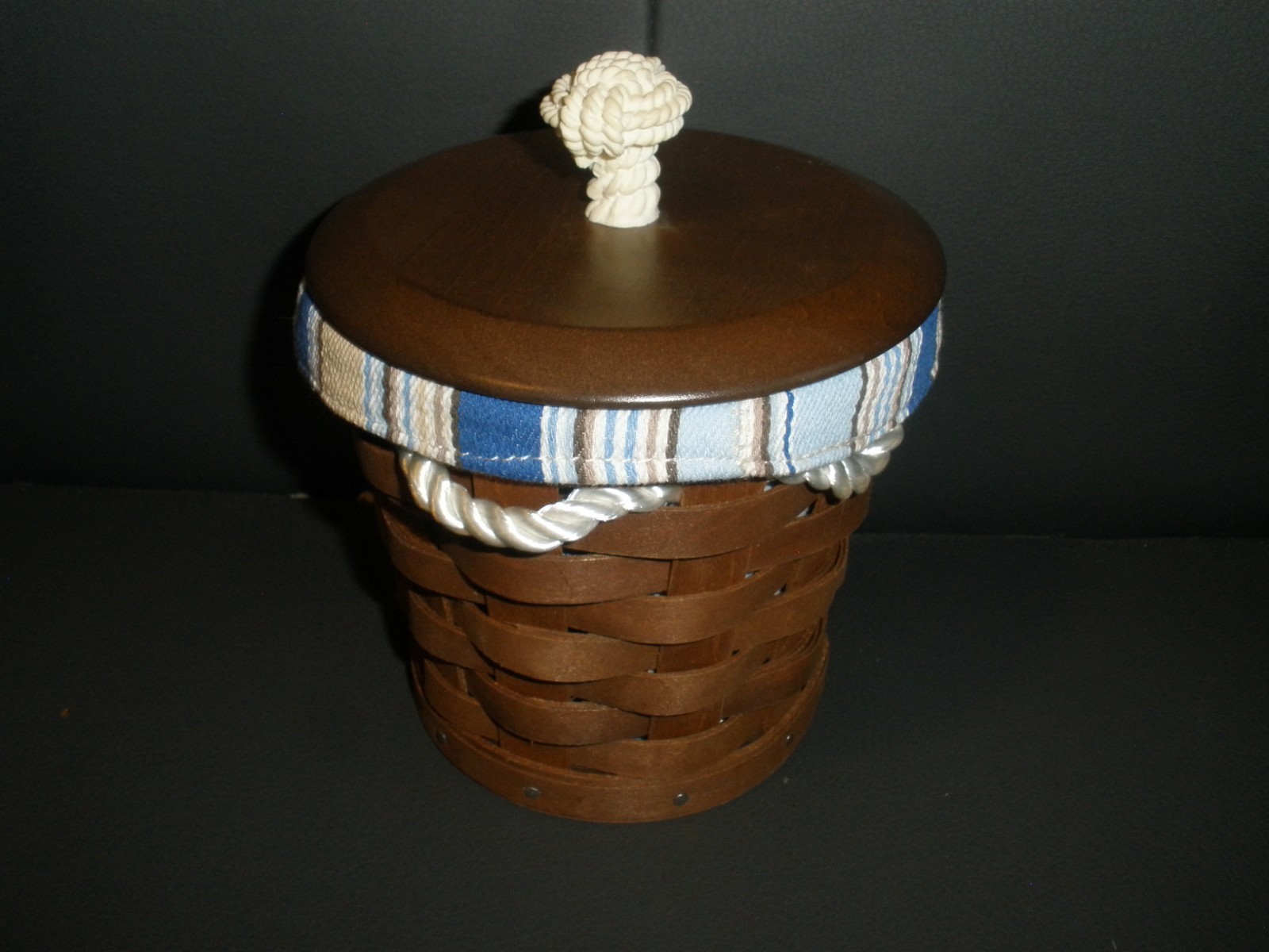 RARE Longaberger 2009 Small Pail Basket Combo 4.5