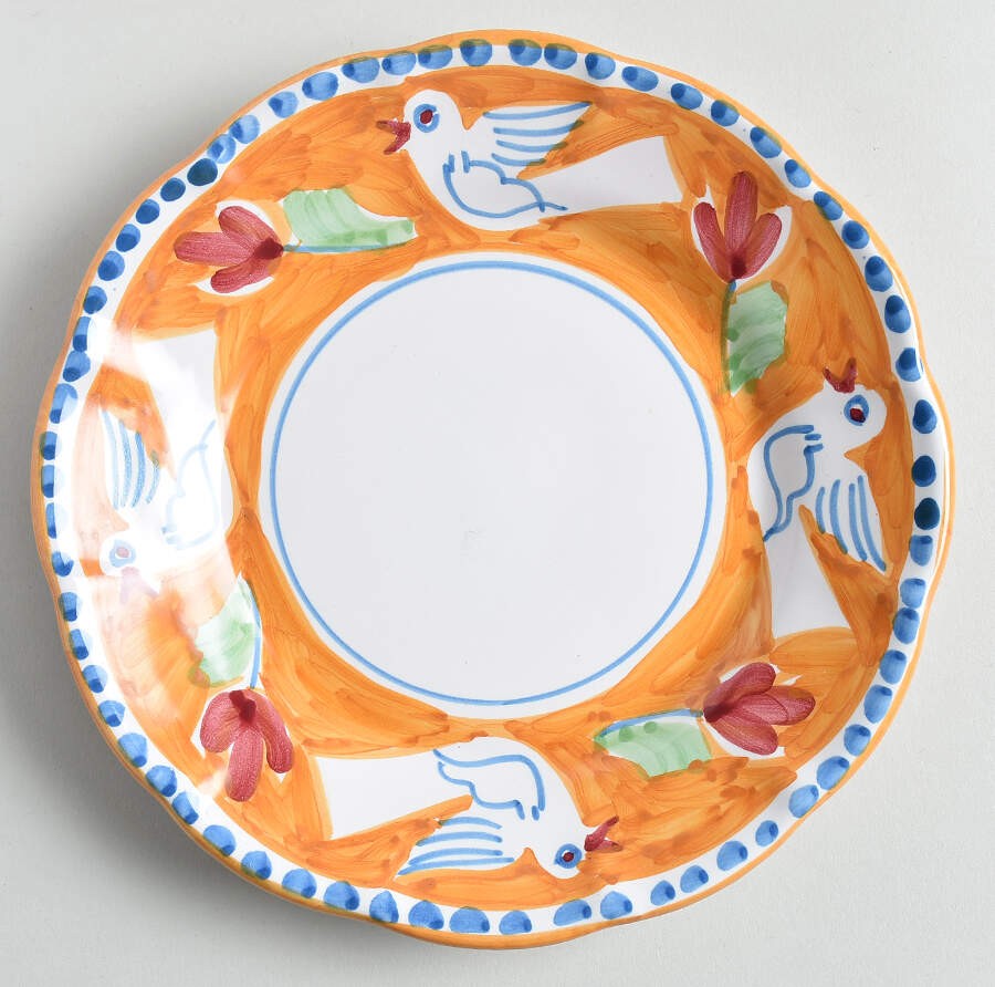 Vietri  Campagna Bird  Salad Plate 6285864