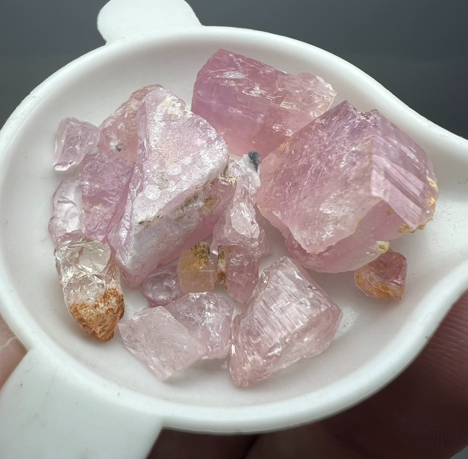 46 CT  Pink Topaz Lot From Mardan KPK Pakistan aL1
