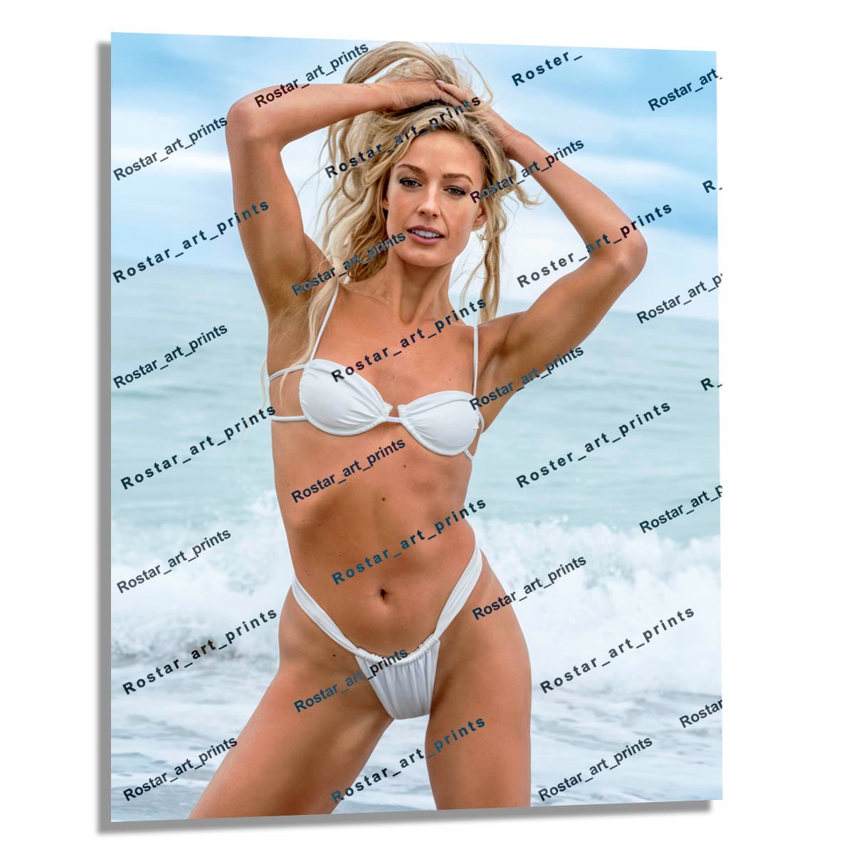 8x10 SOPHIE CUNNINGHAM Swimsuit Beach Glamor EXCLUSIVE HQ+ Photo Print SCU047