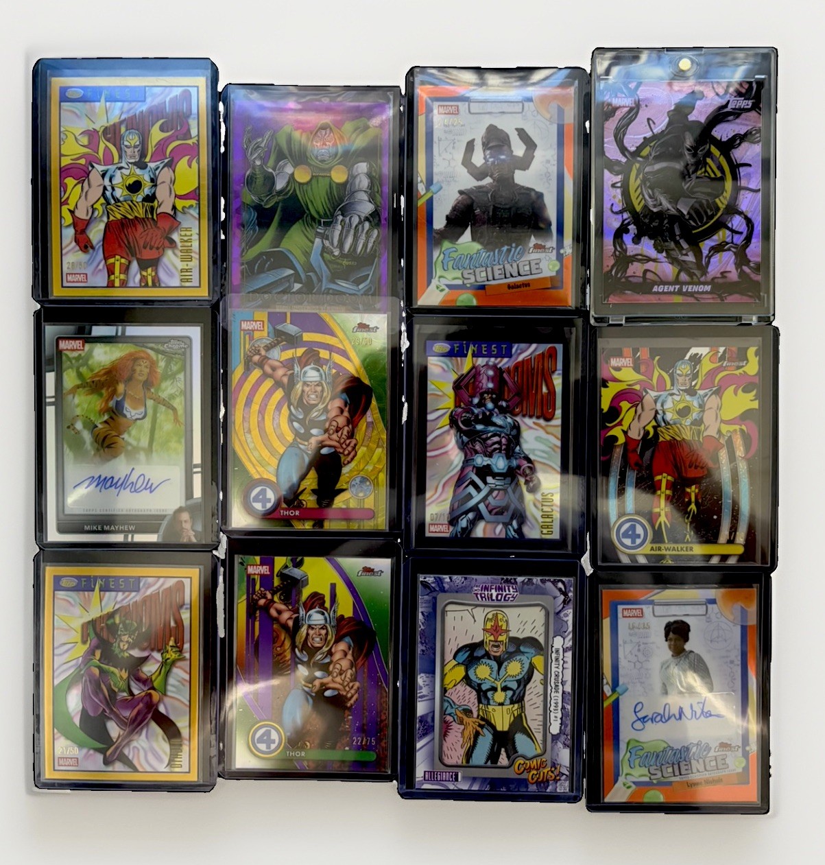 2026 Marvel Topps Finest + Chrome • 33+ Numbered Card Lot • /10 /25 /50 Autos