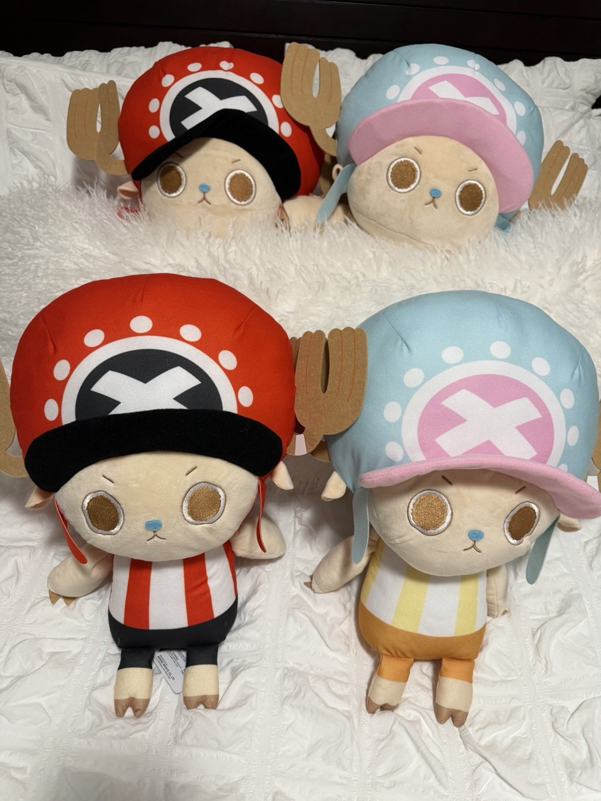 Tony Tony Chopper  One Piece - Round 1 Exclusive Plush Set of 4