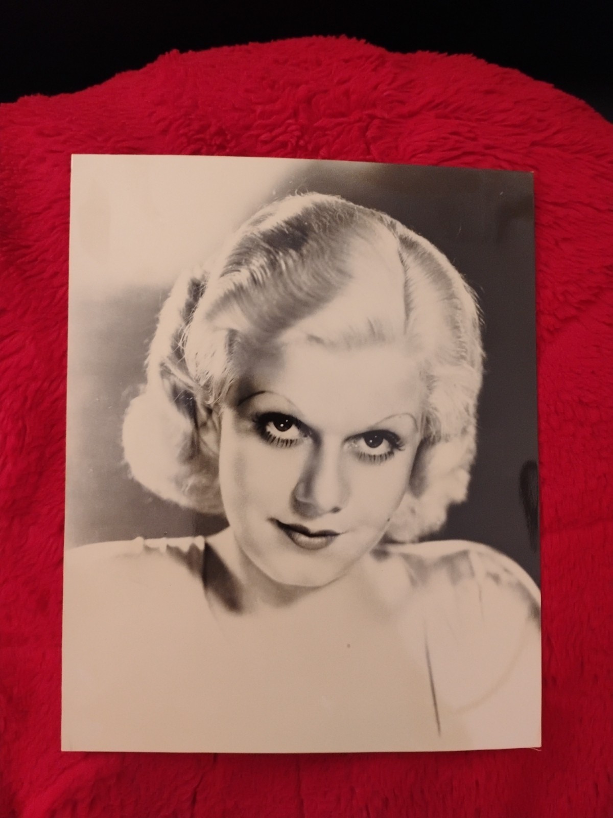 Jean Harlow Original Photo.7x8.5in Approx Clarence Bull Stamp, Double Weight.