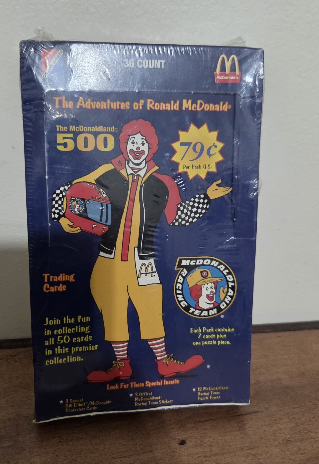 1996 McDonald\'s The Adventures of Ronald McDonald Trading Card Hobby Box Sealed 1996 McDonald\'s The Adventures of Ronald McDonald Trading Card Hobby Box Sealed
