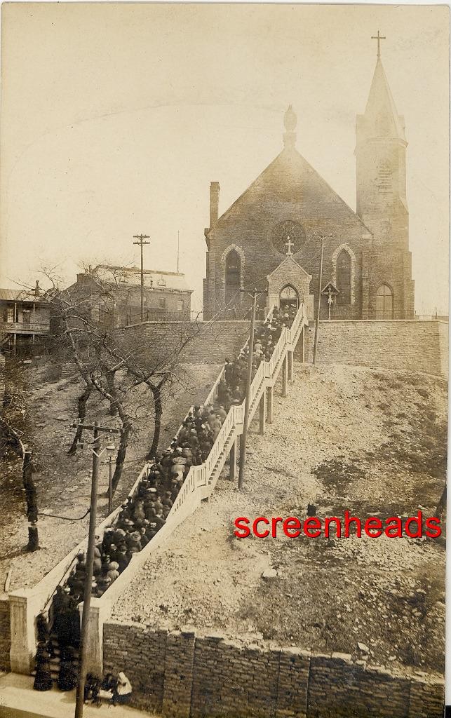 C1910 RPPC PHOTO Mt. Adams CINCINNATI OHIO 