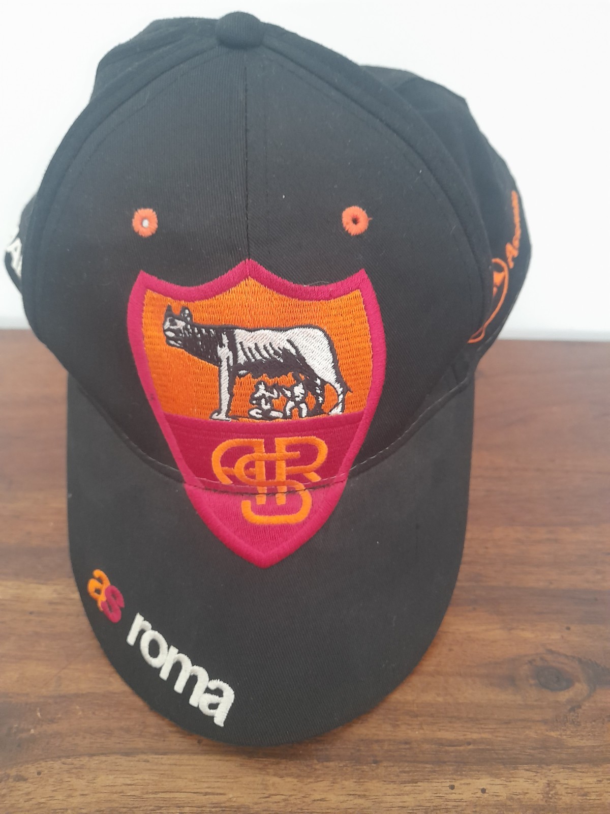 VINTAGE '90S FOOTBALL FOOTBALL AS ROMA OFFICIAL DIADORA CAP CAP. ADULT MAN