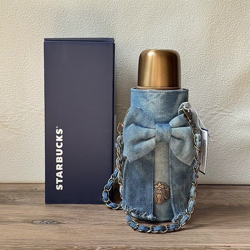 New Starbucks China 2026 Denim Star Coffee Retro 16oz Tumbler with Cup Sleeve New Starbucks China 2026 Denim Star Coffee Retro 16oz Tumbler with Cup Sleeve