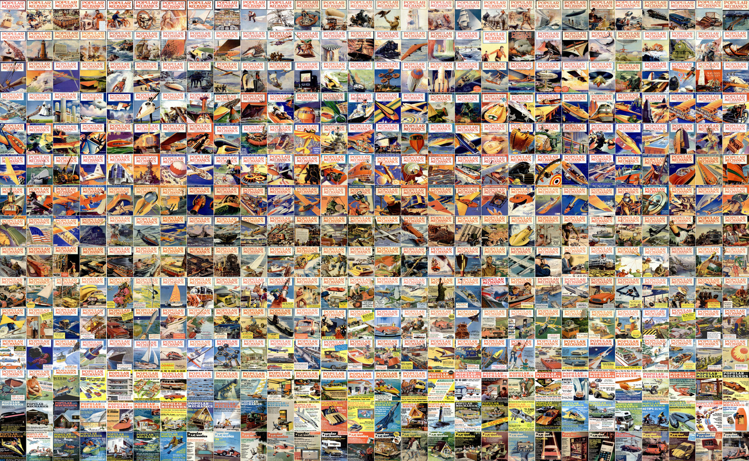 1914 - 1976 Popular Mechanics Magazine Package - 434 PDF eBooks on 5 DVD's