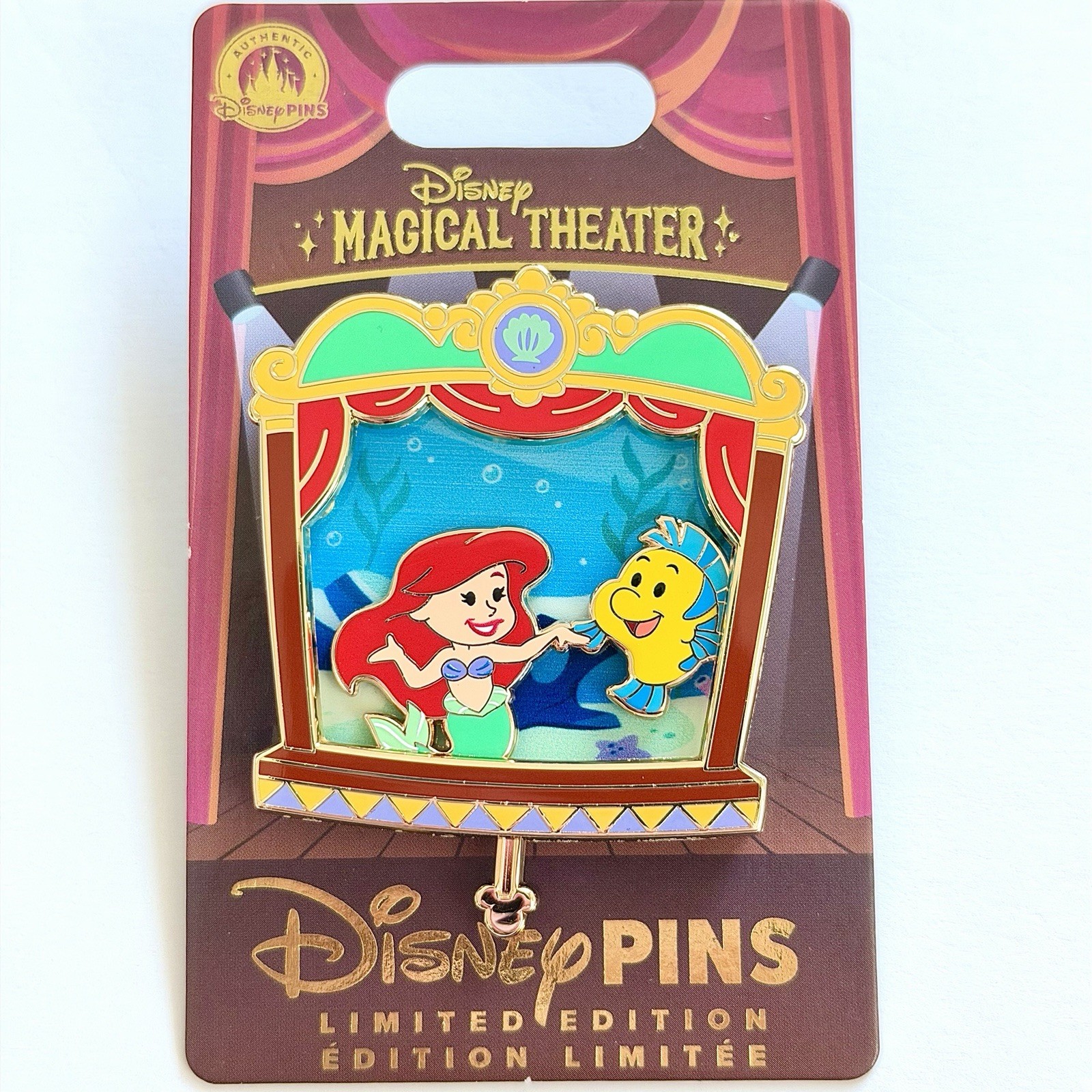 Ariel Flounder Little Mermaid Magical Theater Disney 2026 July 7/12 LE 4500 Pin