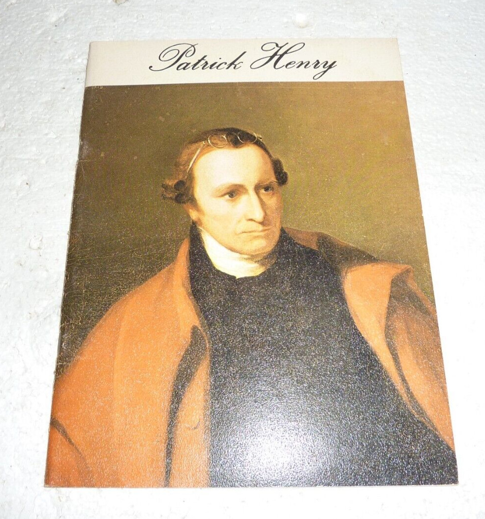 Vtg Patrick Henry Library of Historical Briefs Booklet with a note to Mr Shelton