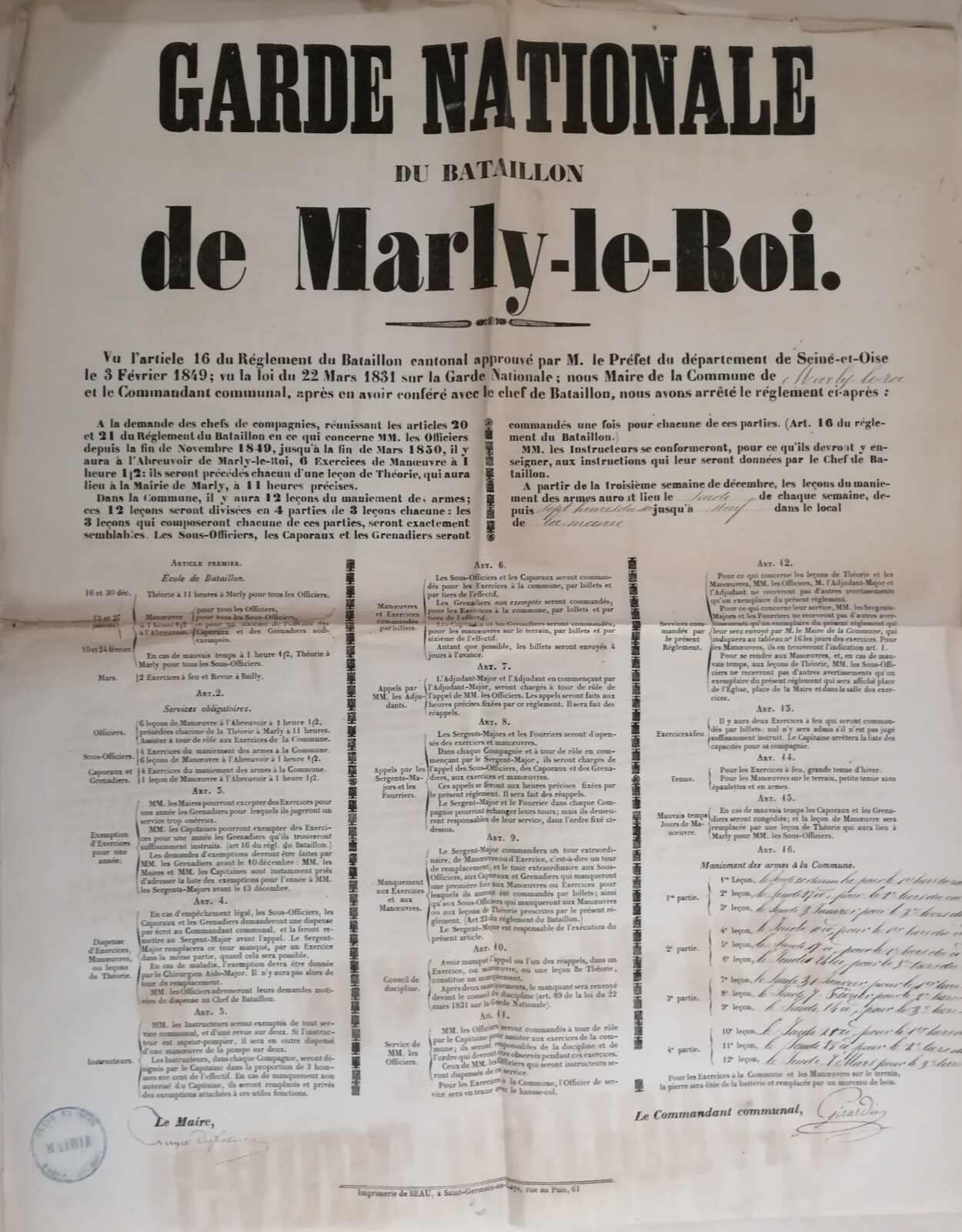 M*34-POSTER-ARMY OF ITALY-WAR-DECLARATION NAPOLEON III TO SOLDIERS-MAY 1859