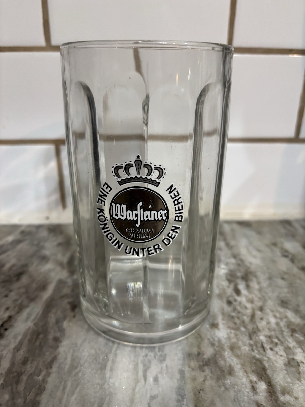 Vintage German Warsteiner .5L Beer Mug