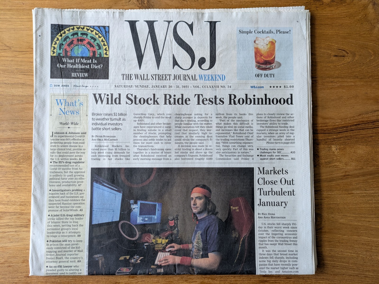 Roaring Kitty GameStop Mania The Wall Street Journal January 30 2021