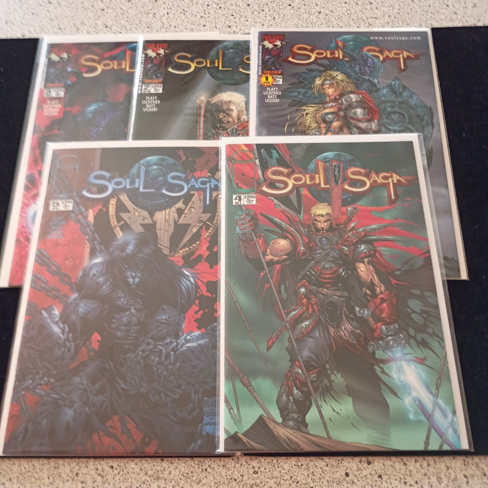 Soul Saga #1-5 (Complete) Top Cow 2000