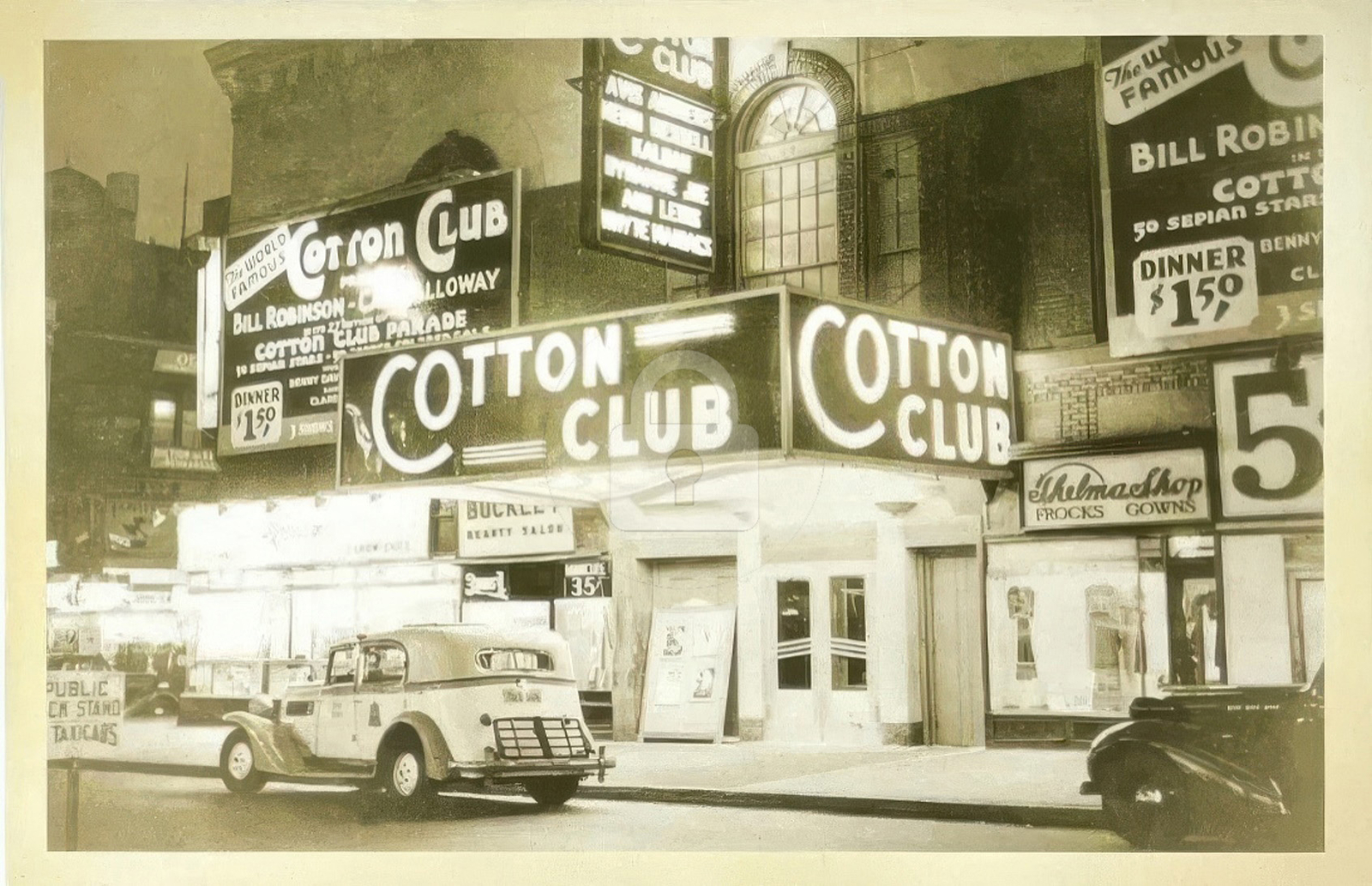 Cotton Club NYC NY New York RPPC Photo Postcard COPY