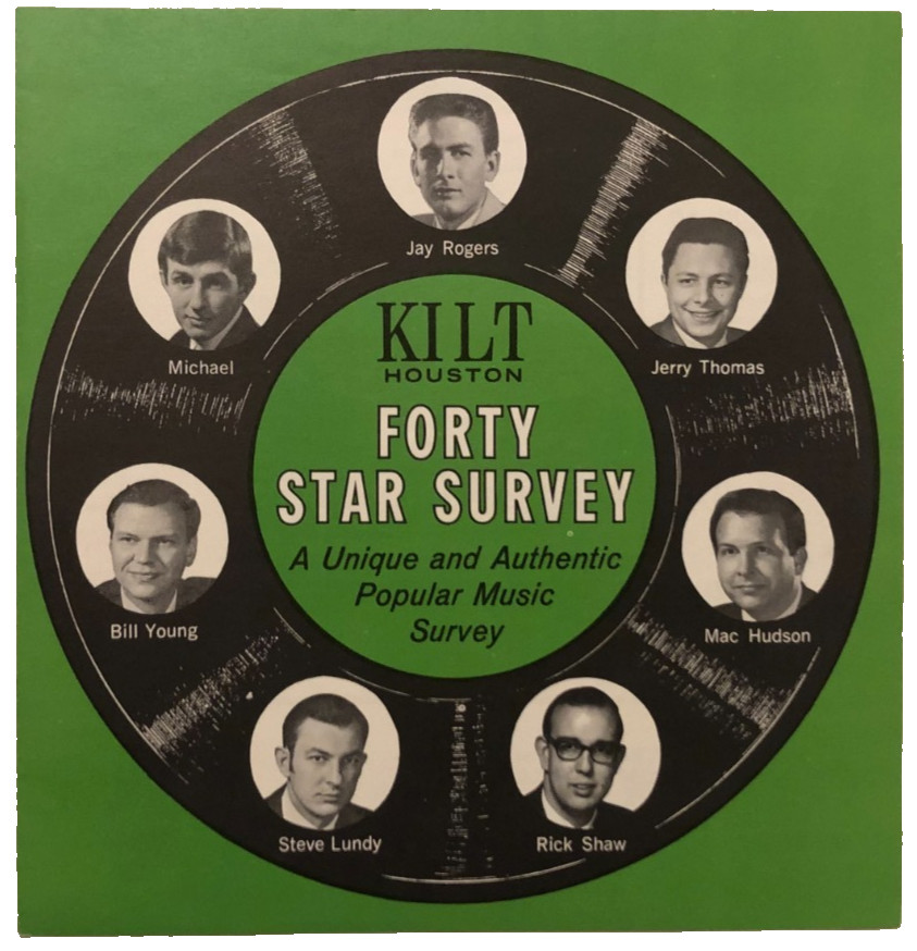 KILT 6-10 Radio Houston 40 Star Survey Houston DJ Radio May 22-29 Vintage KILT 6-10 Radio Houston 40 Star Survey Houston DJ Radio May 22-29 Vintage