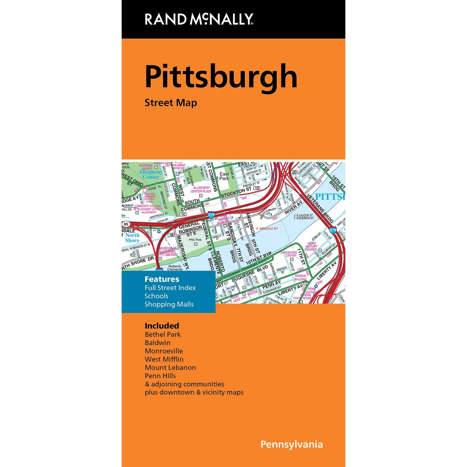 Rand McNally Pittsburgh Pa Street Map