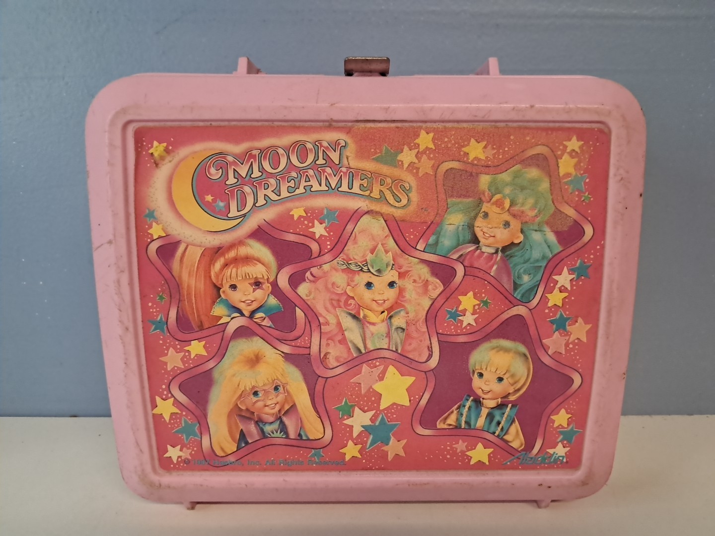 Vtg Moon Dreamers Lunchbox No Thermos Aladdin