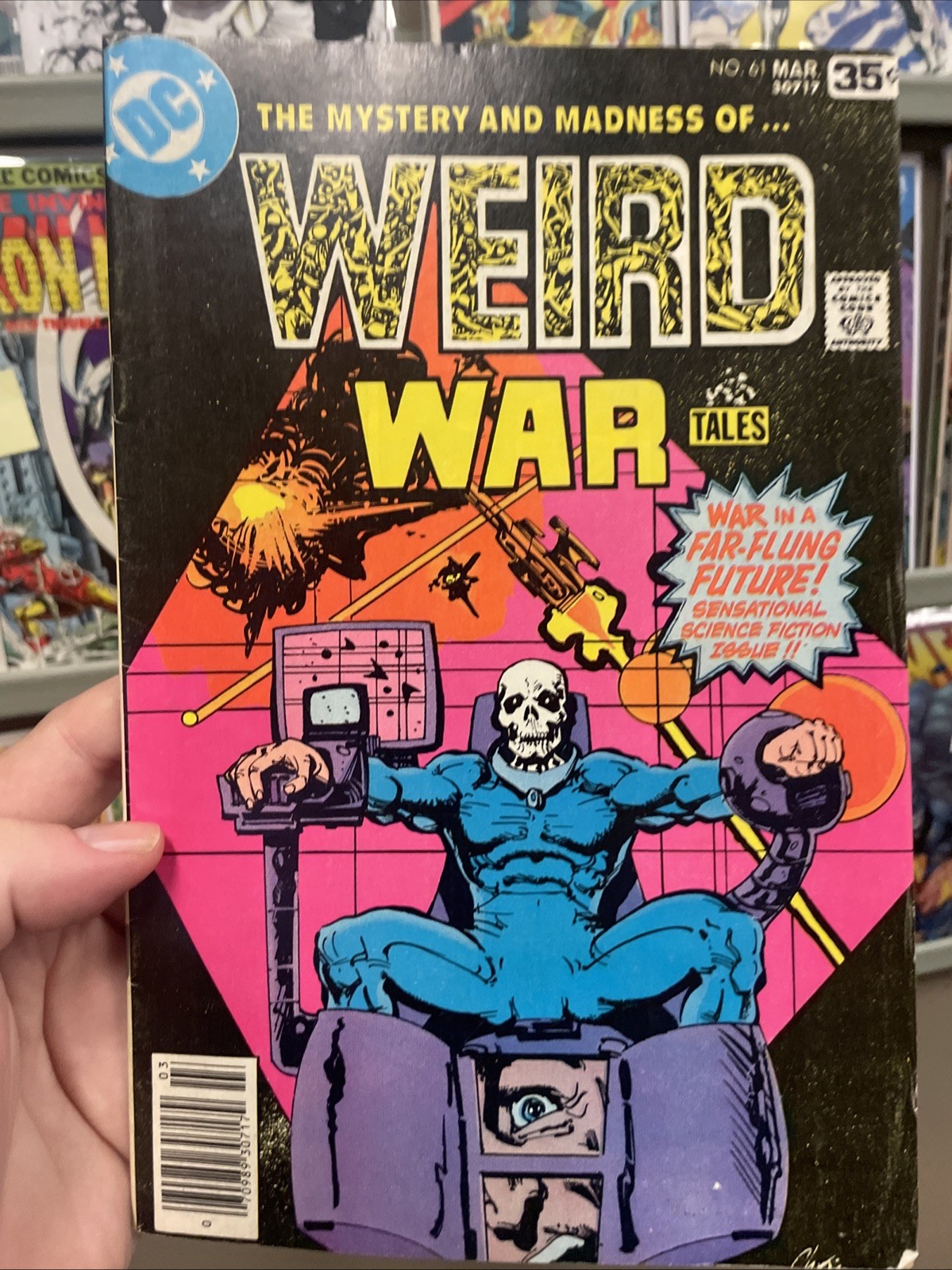 Vtg DC Comics No. 61 Mar. 1978 The Mystery & Madness of Weird War Tales Comic