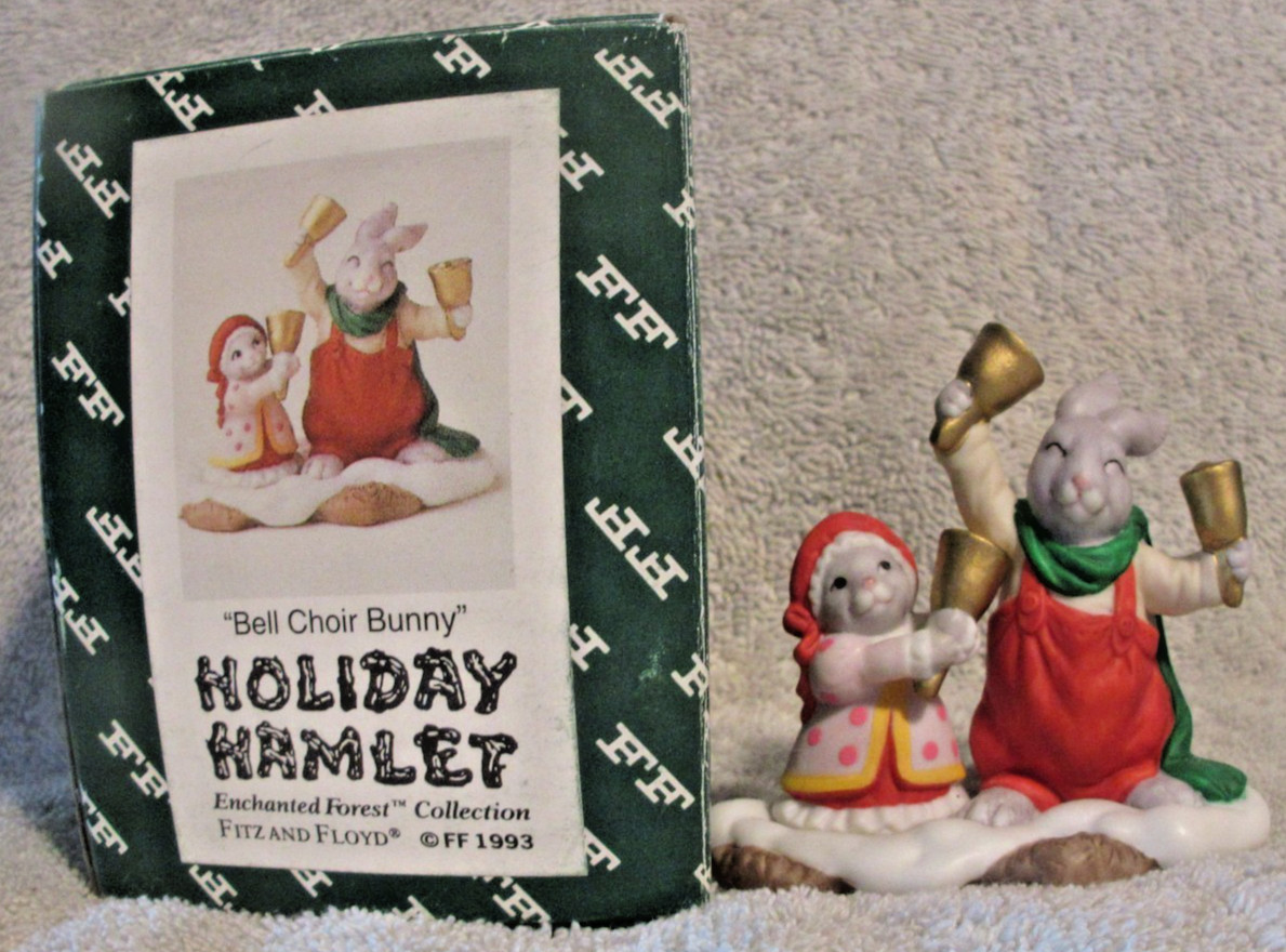 1993 Vintage Fitz & Floyd Holiday Hamlet \