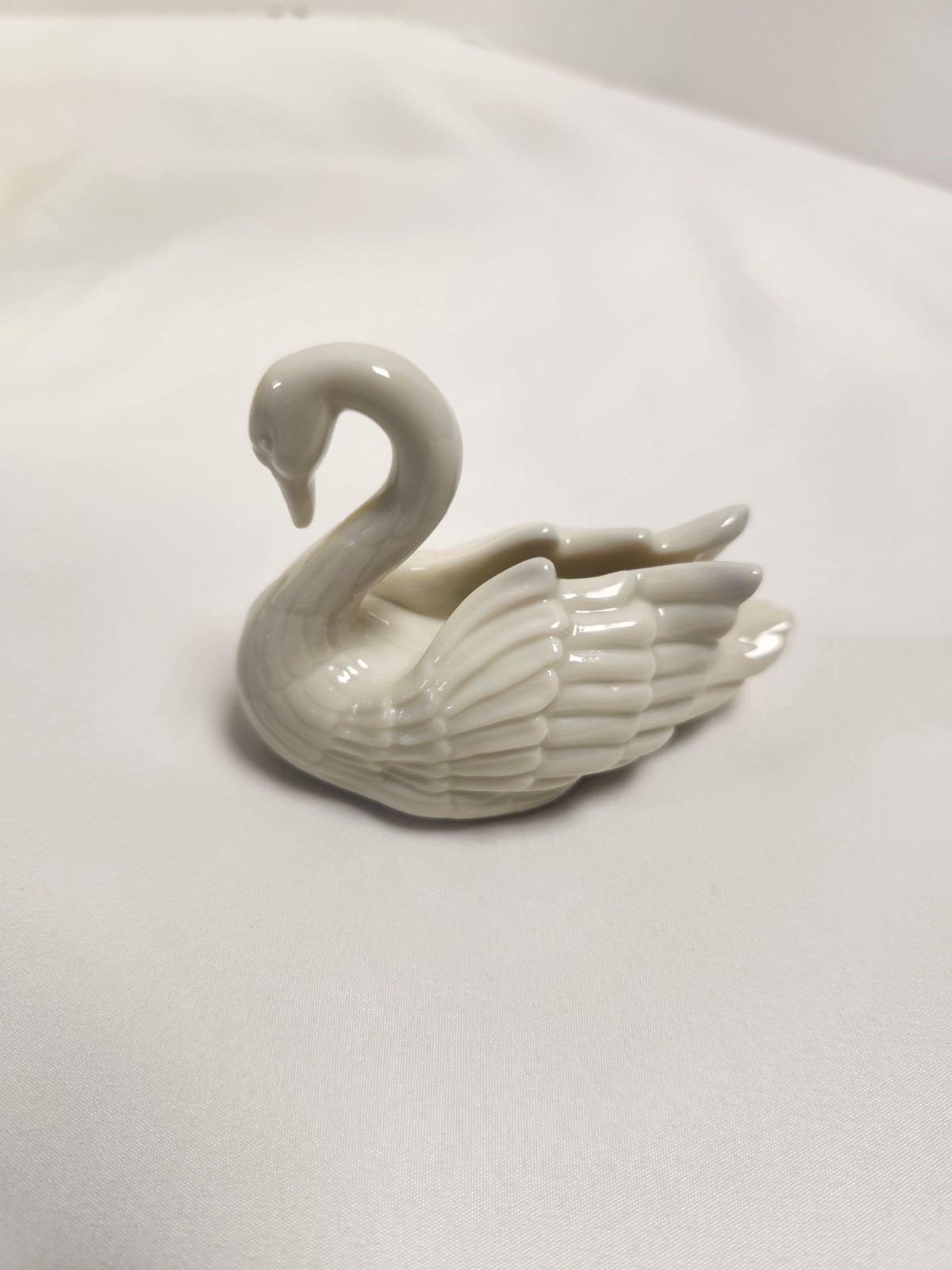 Lenox Swan Figurine Wedding Cake Topper Place Card Holder VINTAGE 