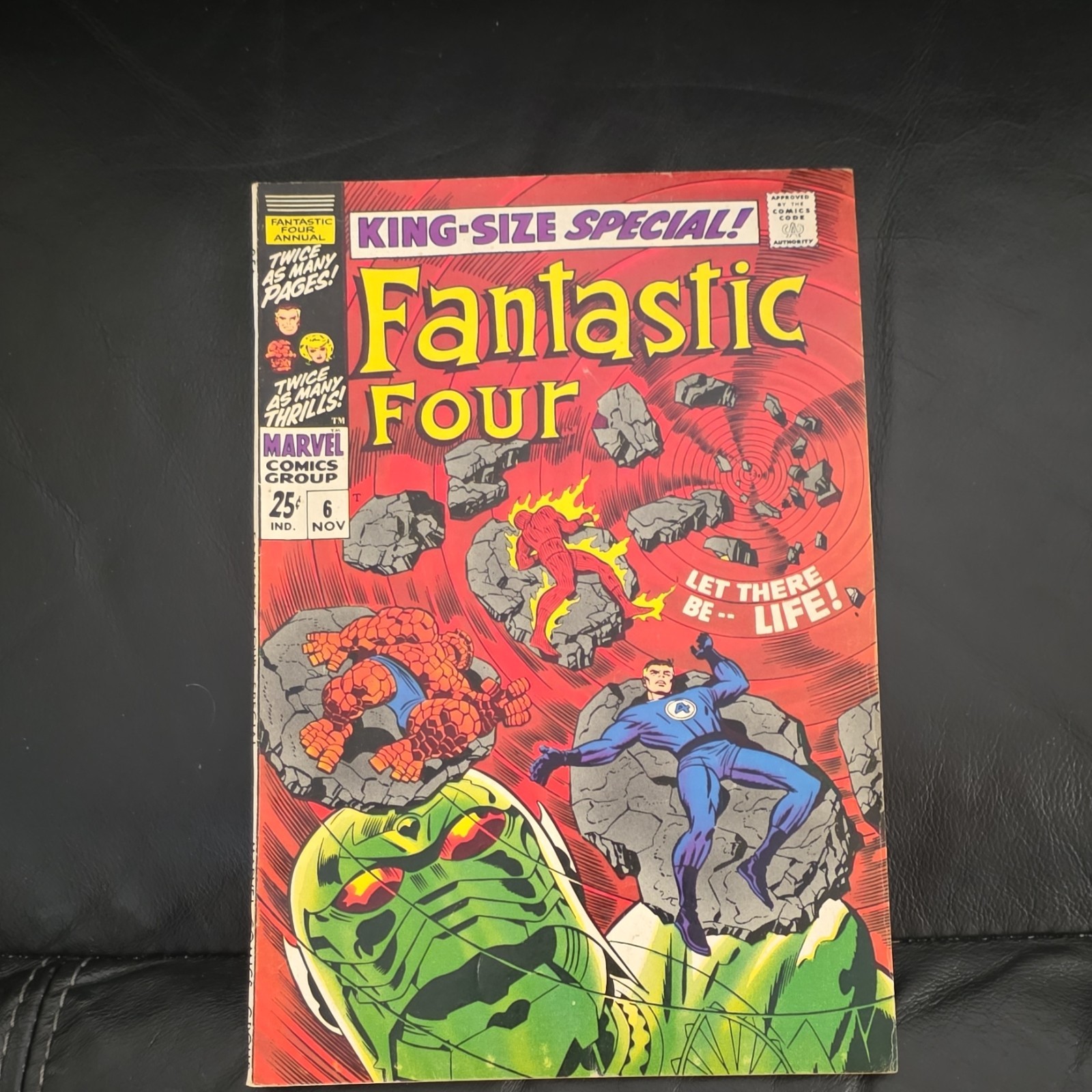 Marvel Comics Fantastic Four Annual #6 Silver Age 1968 Let There Be... Life Marvel Comics Fantastic Four Annual #6 Silver Age 1968 Let There Be... Life