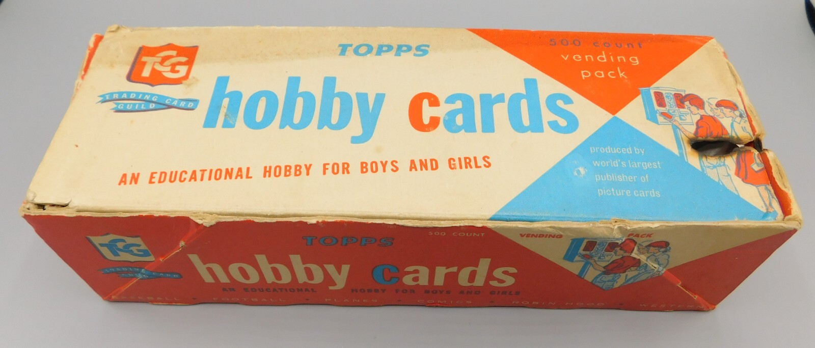 1956 Topps ELVIS PRESLEY Vending Pack Empty Box