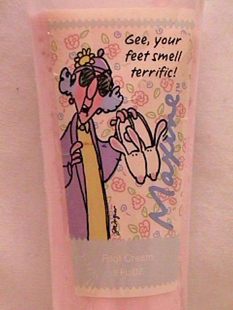 RARE vtg Hallmark MAXINE shoebox old lady Attitude Adjustment FOOT CREAM sealed