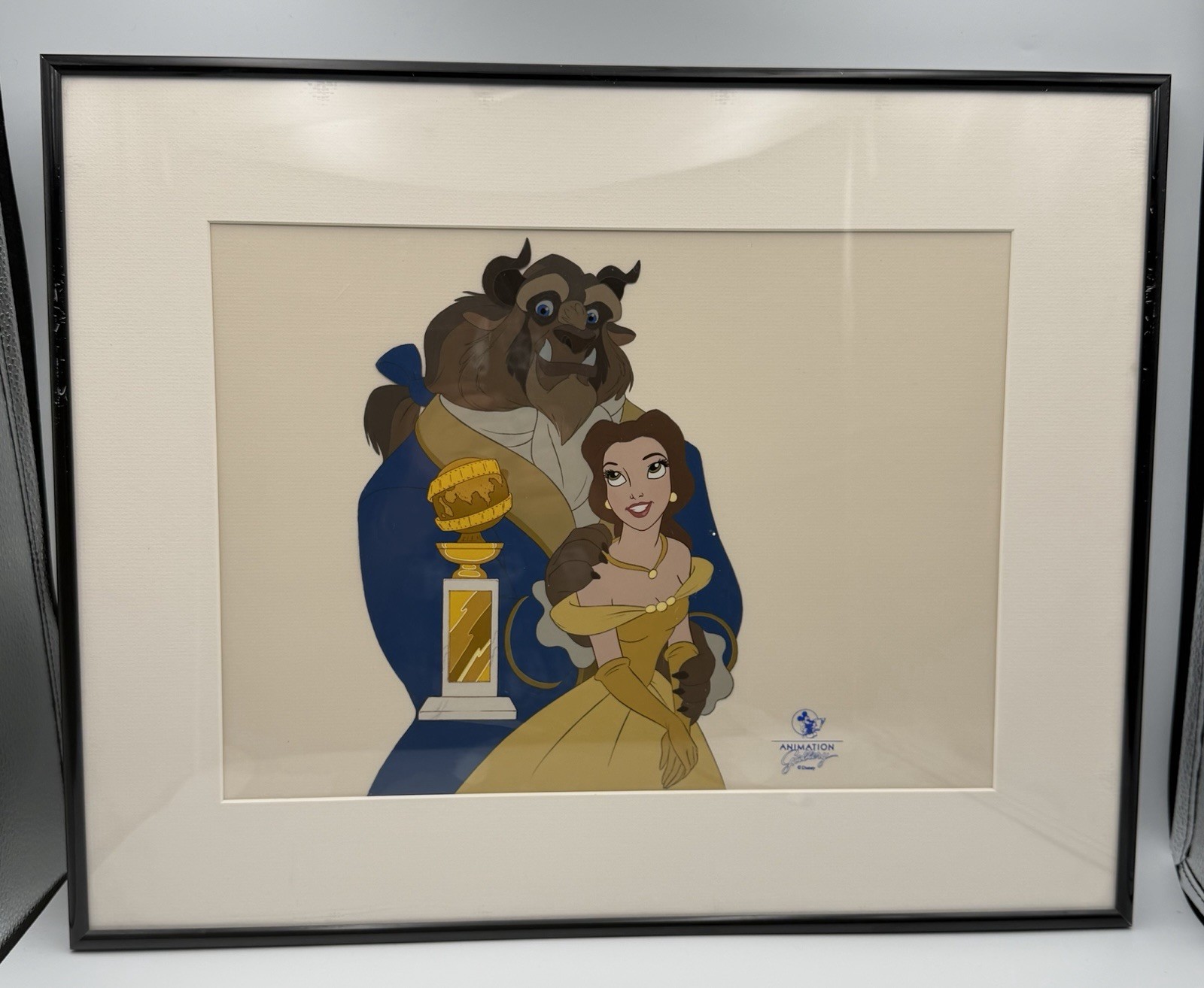 Disney Animation Gallery Sericel –Beauty & the Beast Framed 20x16 Official(READ)