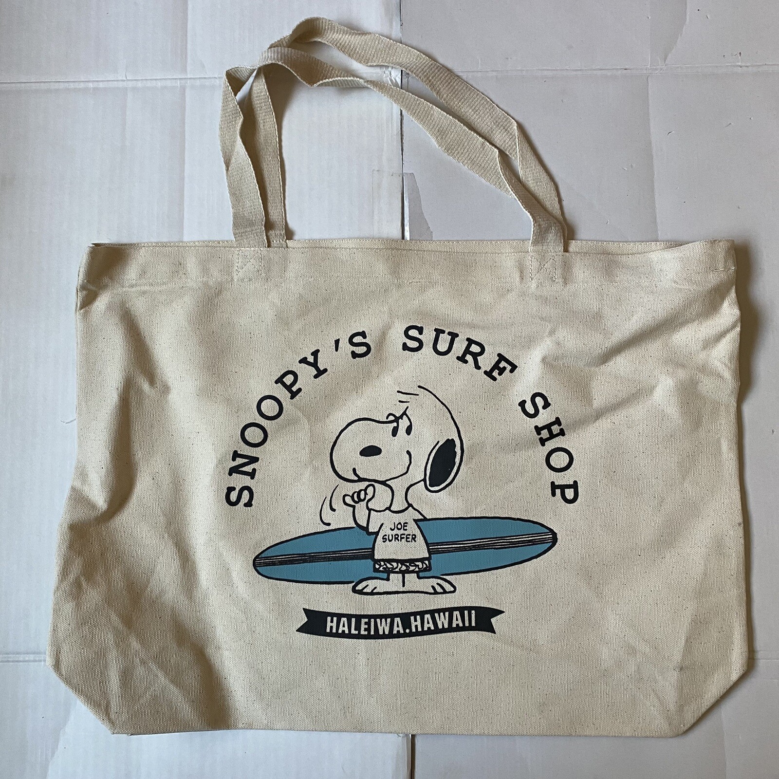 Snoopy Official Surf Shop Hawaii Haleiwa Limited Tote Bag SNOOPY S SURF