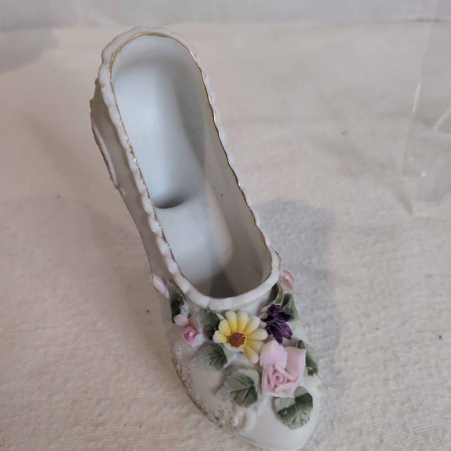 Vintage Porcelain Lefton Shoe READ