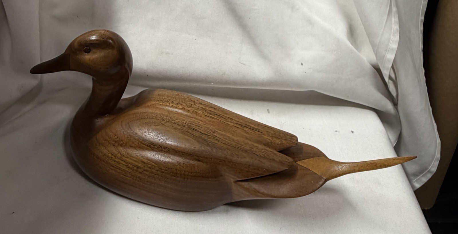 Rare R. Stennett Pintail, Wood Carved Duck Sculpture.excellent