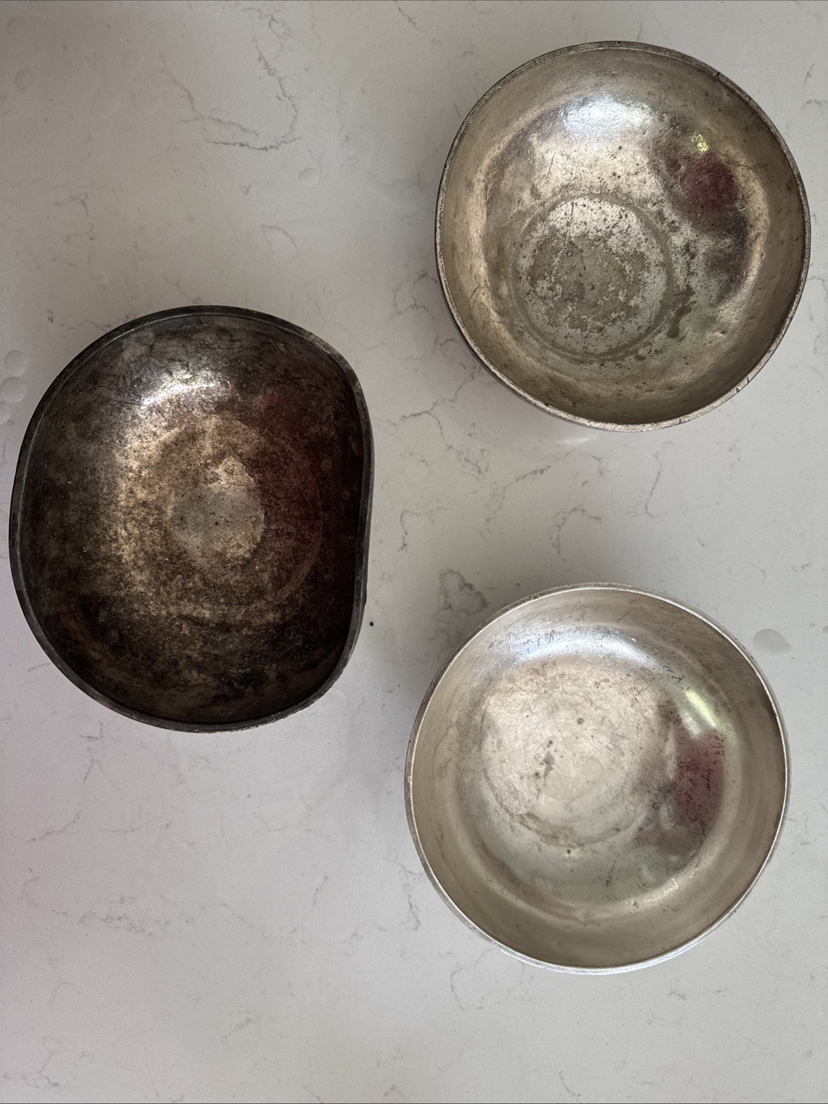 International Silver 6.25” Silver Soldered Caribe Hilton Puerto Rico 3 bowl set International Silver 6.25” Silver Soldered Caribe Hilton Puerto Rico 3 bowl set