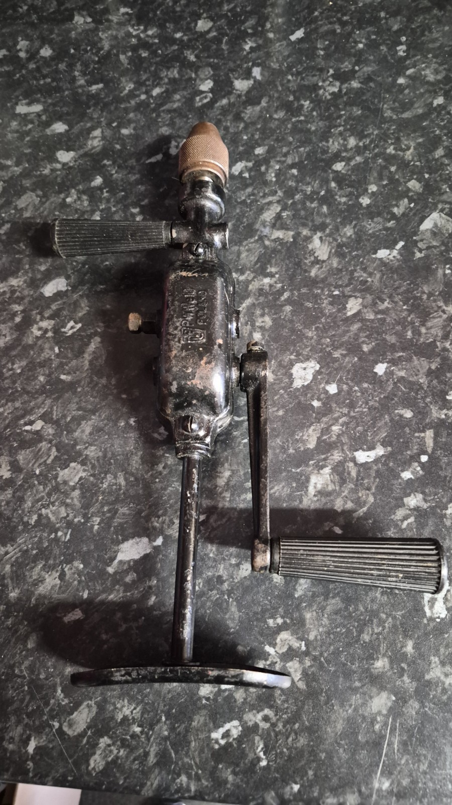 Vintage Two-Speed Hand Crank Breast Drill – VIS PWWe10 (Made in Poland)