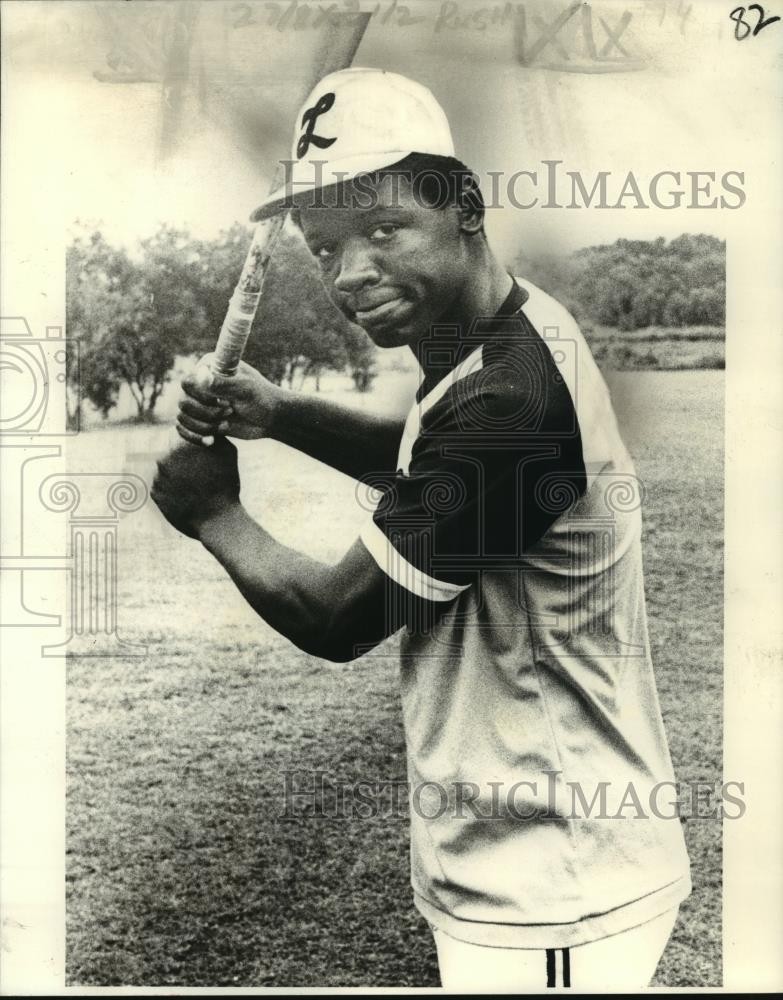1980 Press Photo Herbert Carter, Baseball Player - nos06176