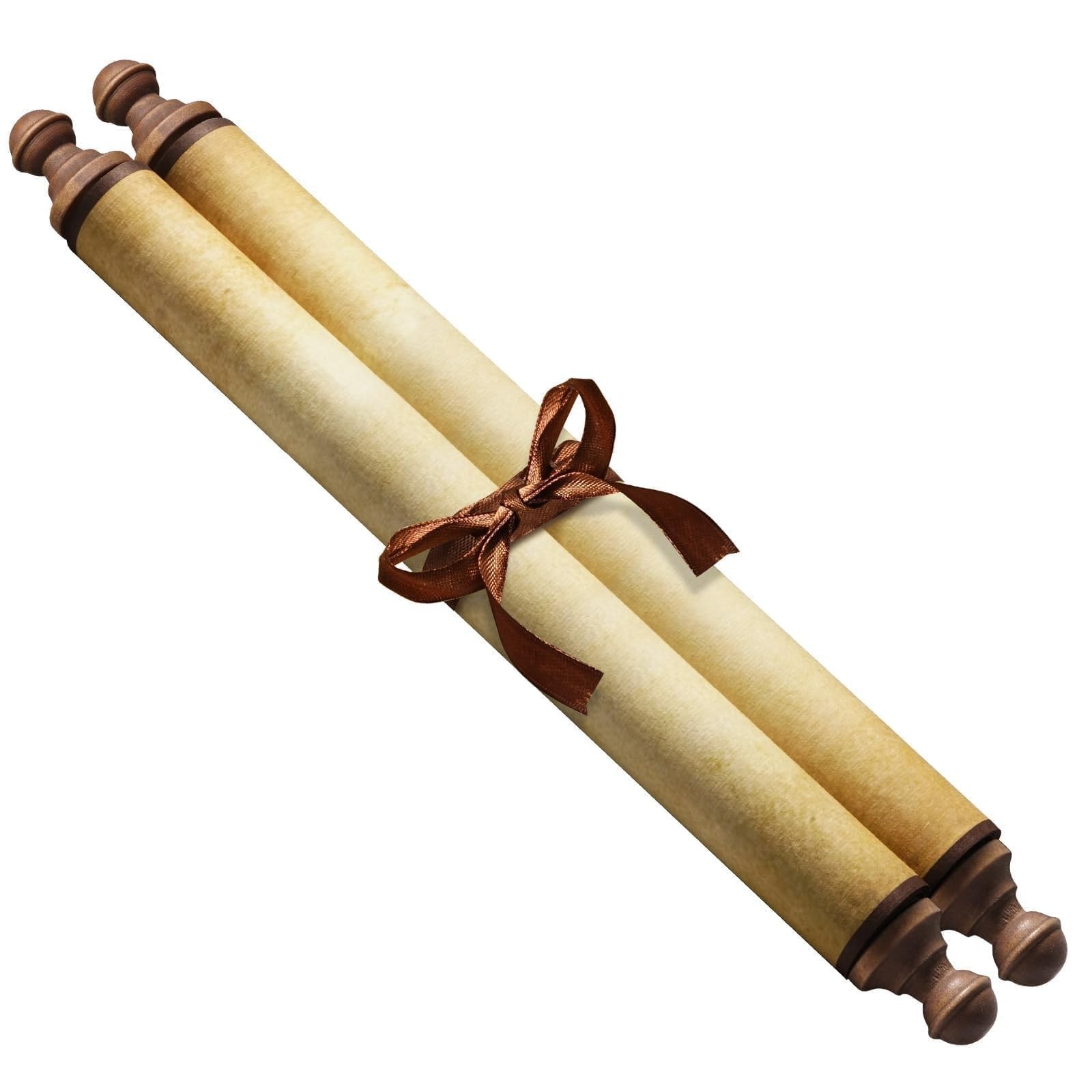 1 PCS Blank Scrolls Paper with Wood Rods 9.5 X 31.5 Inches for Naughty or Nice L 1 PCS Blank Scrolls Paper with Wood Rods 9.5 X 31.5 Inches for Naughty or Nice L