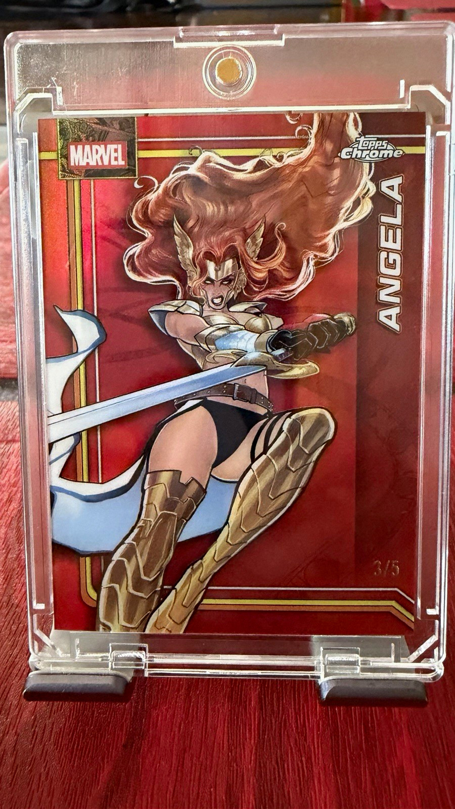 Topps 2020 Topps Chrome Marvel Angela #101 Serial Numbered 3/5 $400 OBO