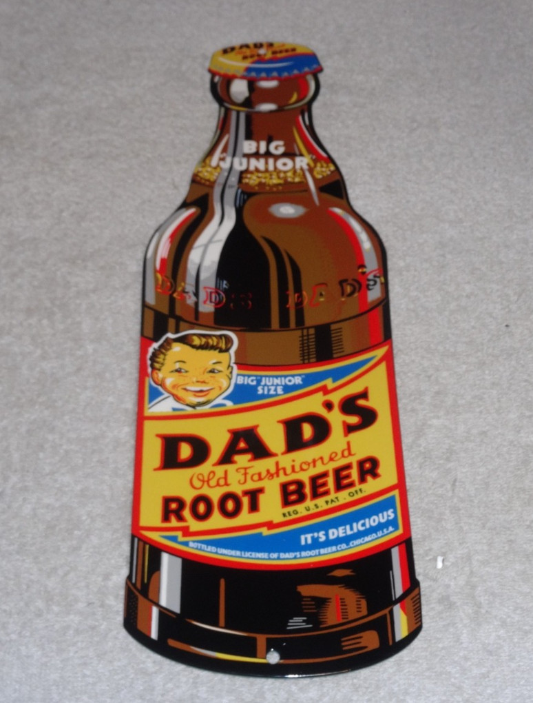 VINTAGE DAD\'S ROOT BEER BIG JUNIOR SIZE 15\