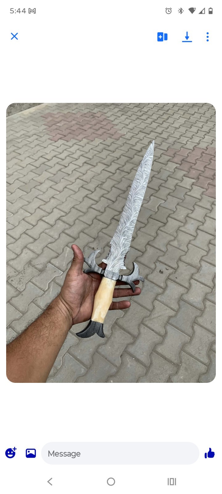 Damascus Steel Dagger Knives, Custom Handmade with Sheath. Damascus Steel Dagger Knives, Custom Handmade with Sheath.