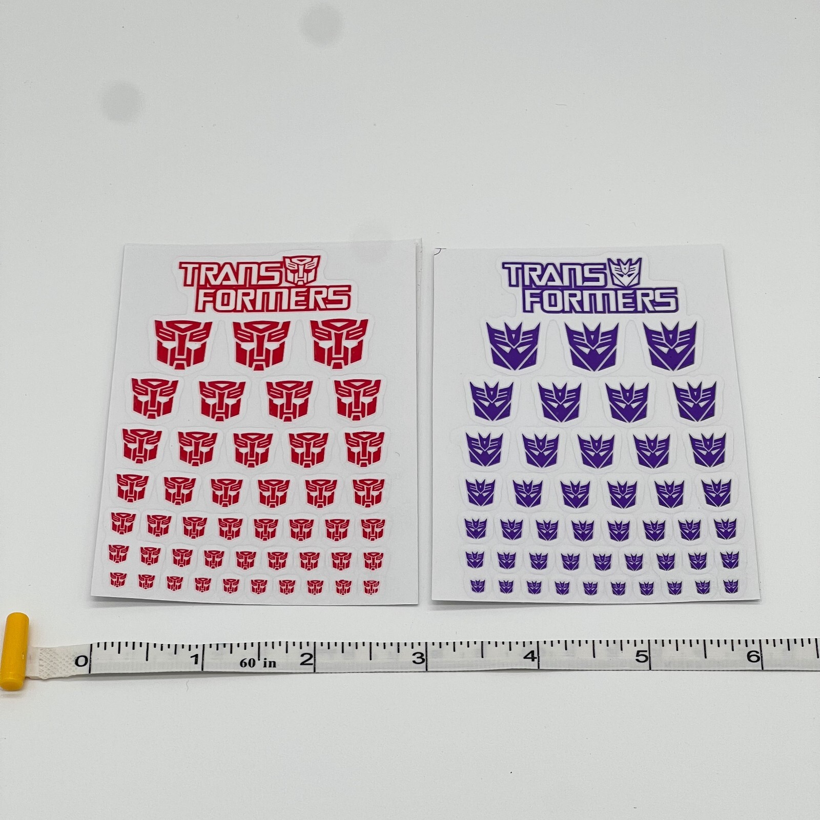 Transform G1 Autobots Decepticons Stickers Symbol Logo Cool and Stylish