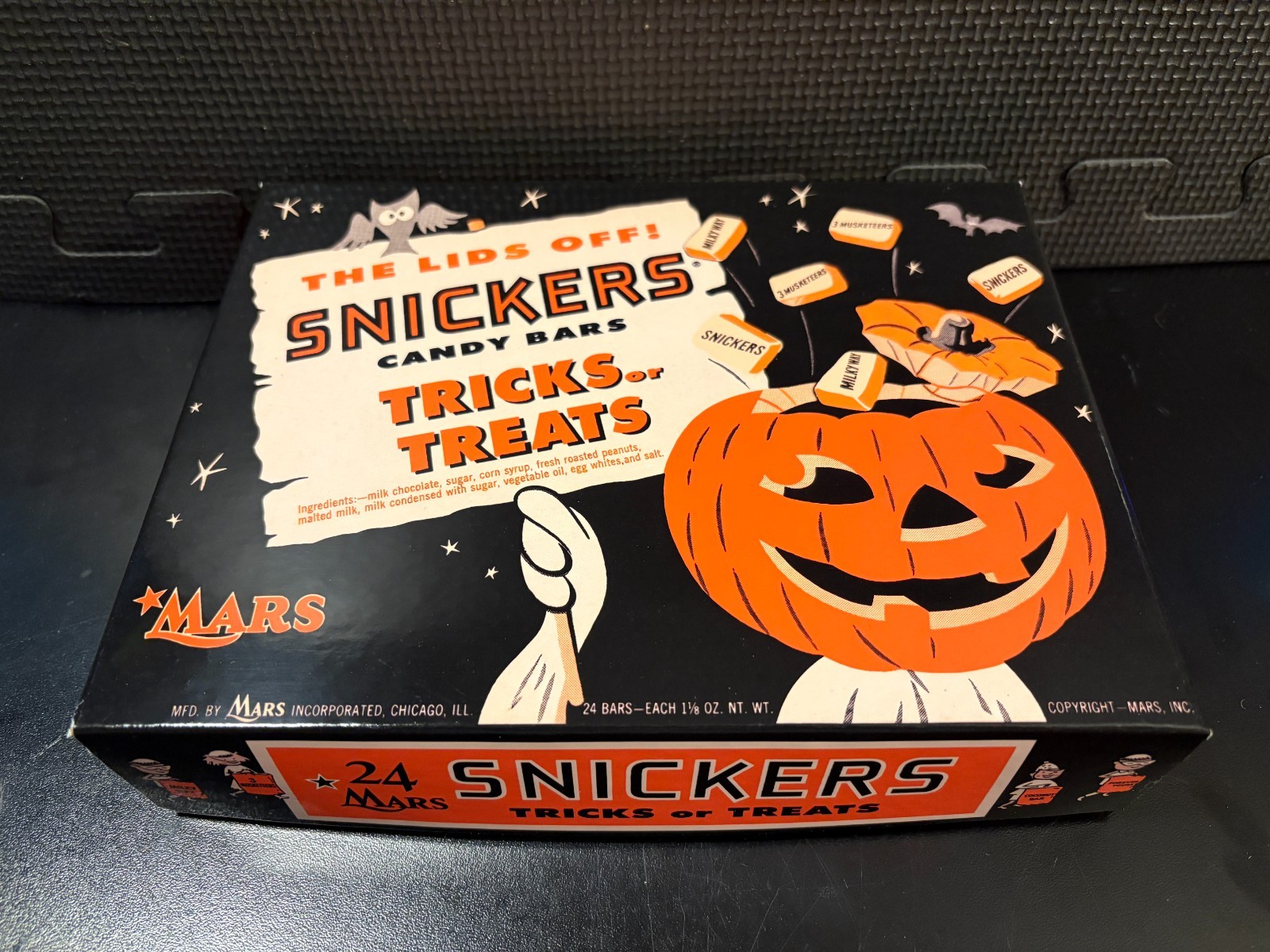 1950s Snickers (Halloween, variation #3) - Custom design display box