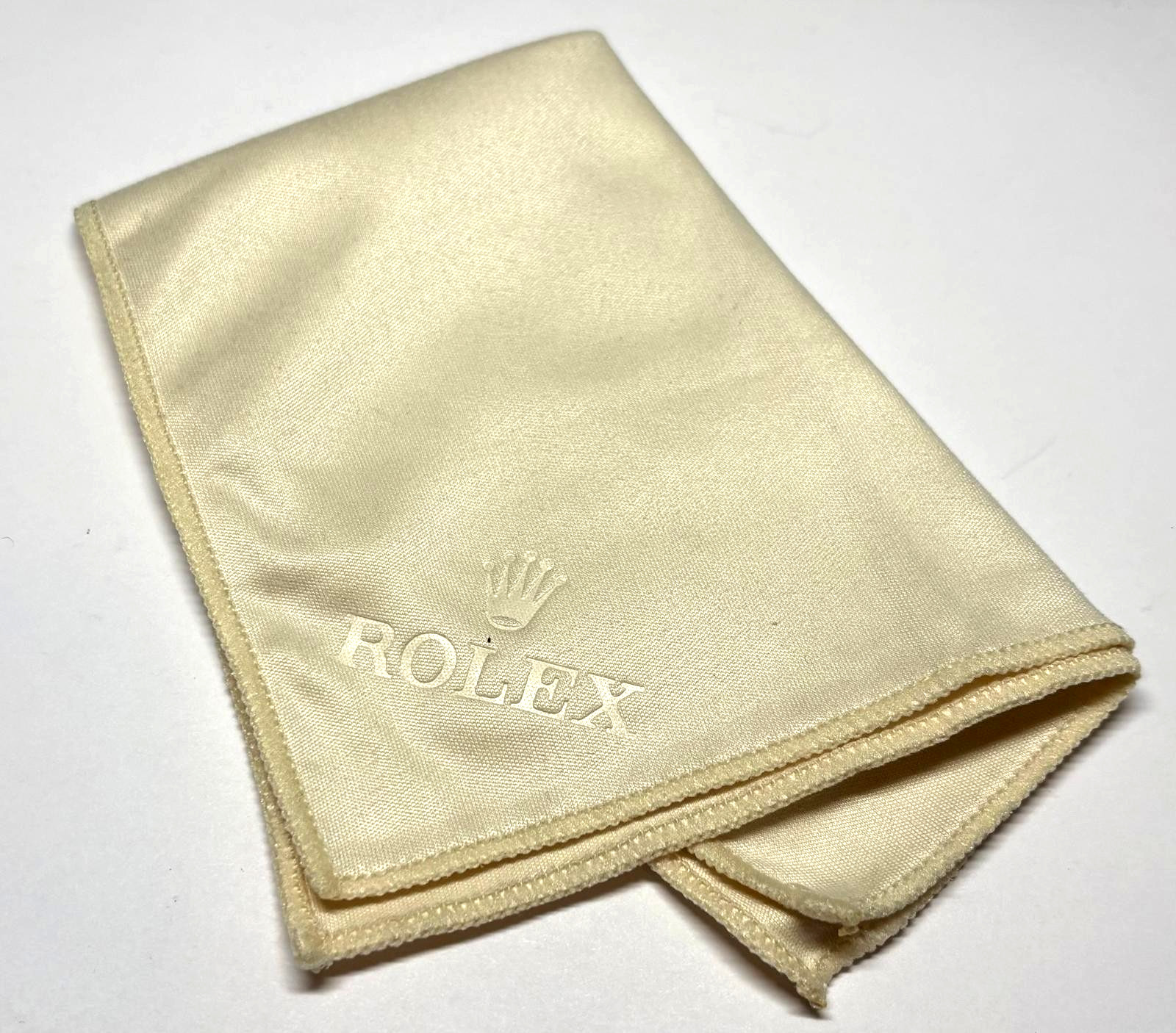 Rolex Vintage Beige Watch Polishing Cloth Original Unused OEM Authentic